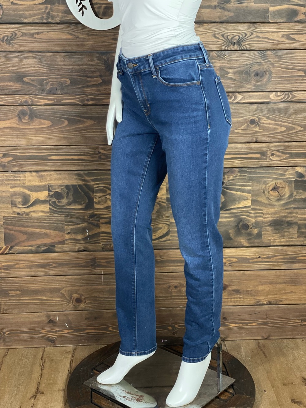 Old Navy | Dark Wash Denim Blue Slim Skinny Jeans Classic Casual Mid Rise